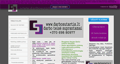 Desktop Screenshot of darbosutartis.lt